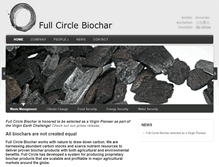 Tablet Screenshot of fullcirclebiochar.com